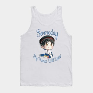 Neige LeBlanche “Someday My Prince Will Come” Chibi from Twisted Wonderland Tank Top